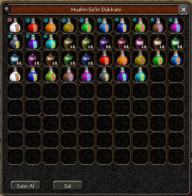 İksir Dükkanı Detayları İksir Dükkanı NPC Detayları - Alesta MT2