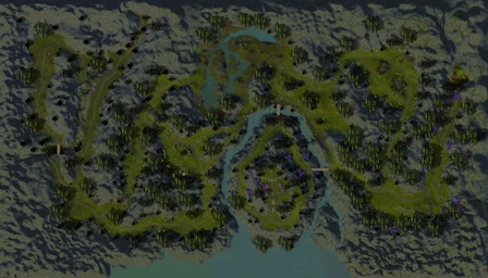 Mapa: Pradawny Las