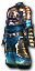 Oblek modrého draka