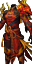 Rotes Drachenkostüm (m)